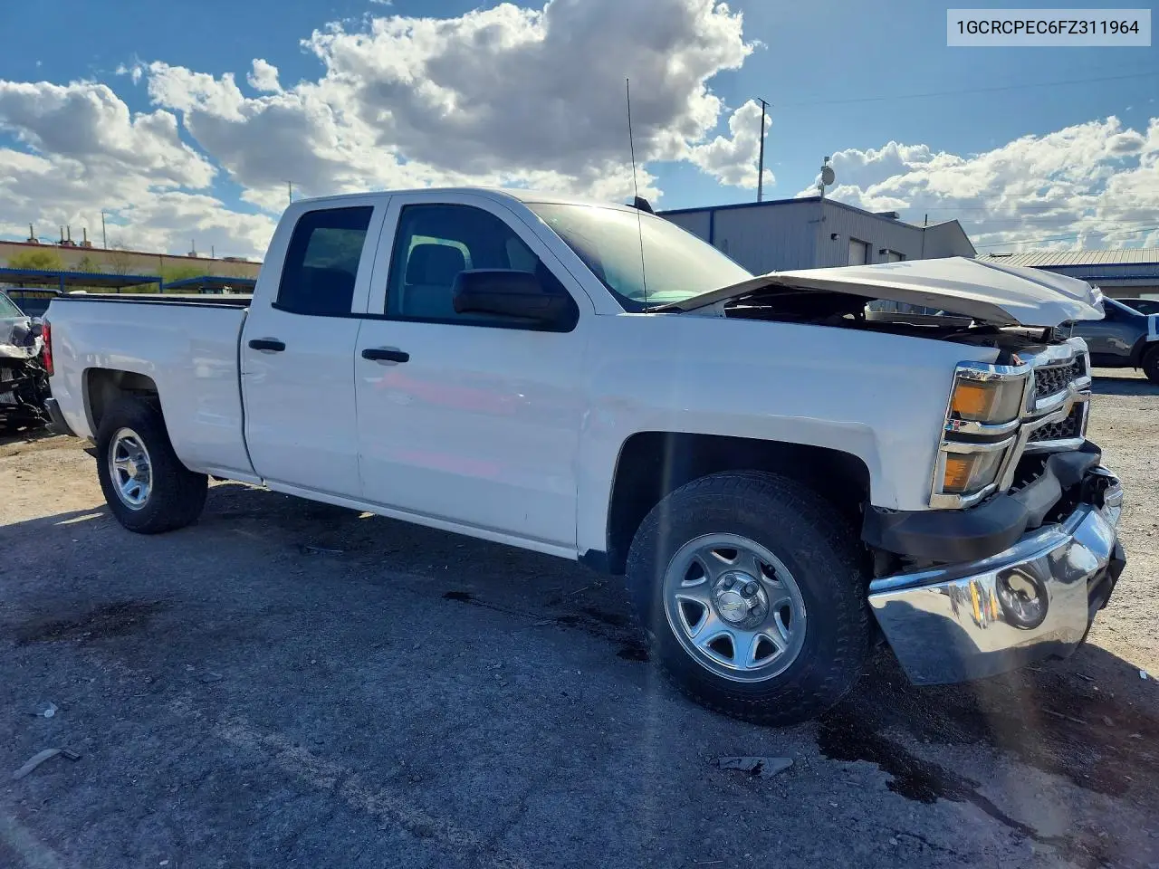 2015 CHEVROLET SILVERADO VIN 1GCRCPEC6FZ311964 — фото 4