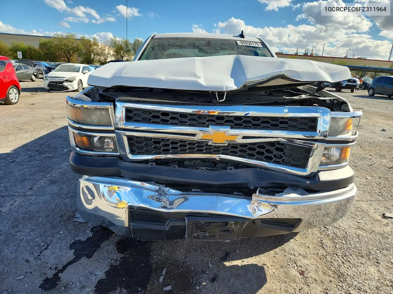 2015 CHEVROLET SILVERADO VIN 1GCRCPEC6FZ311964 — фото 5