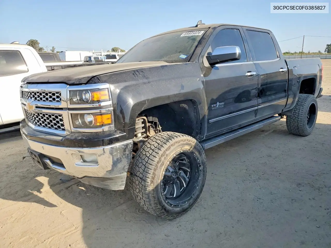 CHEVROLET SILVERADO 2015, VIN 3GCPCSEC0FG385827