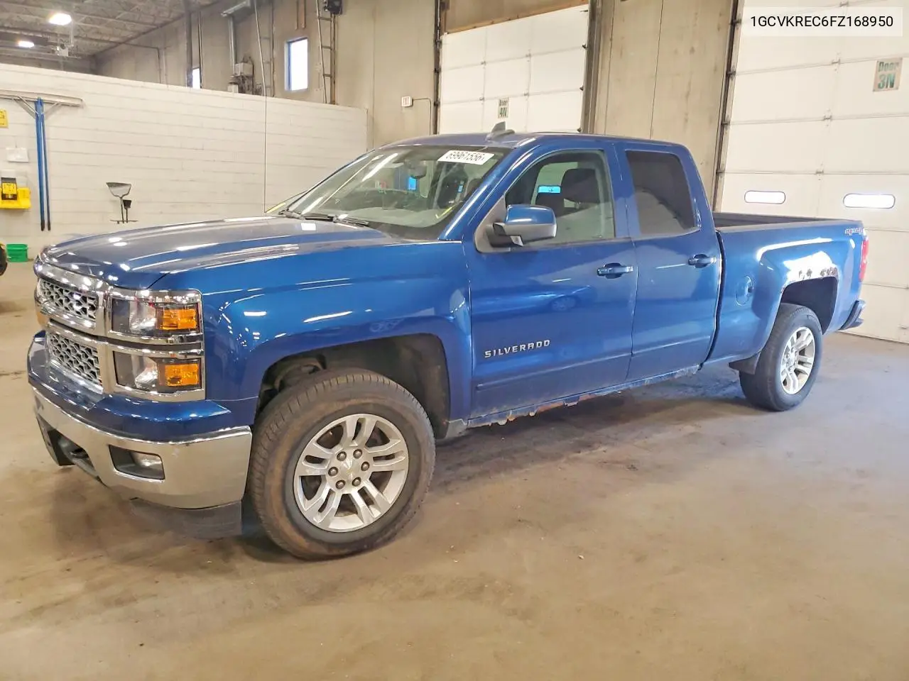 CHEVROLET SILVERADO 2015, VIN 1GCVKREC6FZ168950