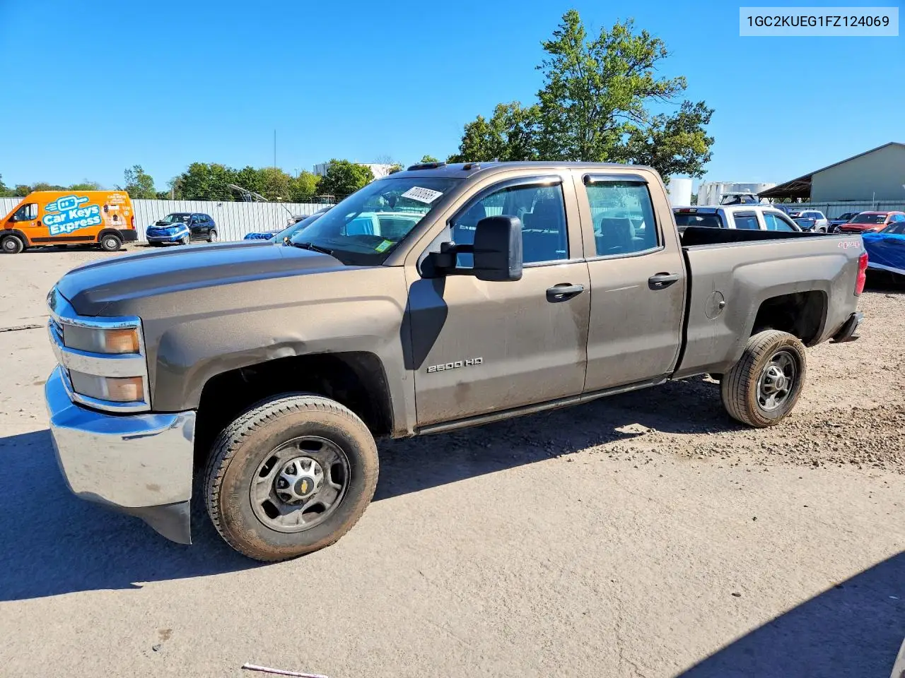 CHEVROLET SILVERADO 2015, VIN 1GC2KUEG1FZ124069