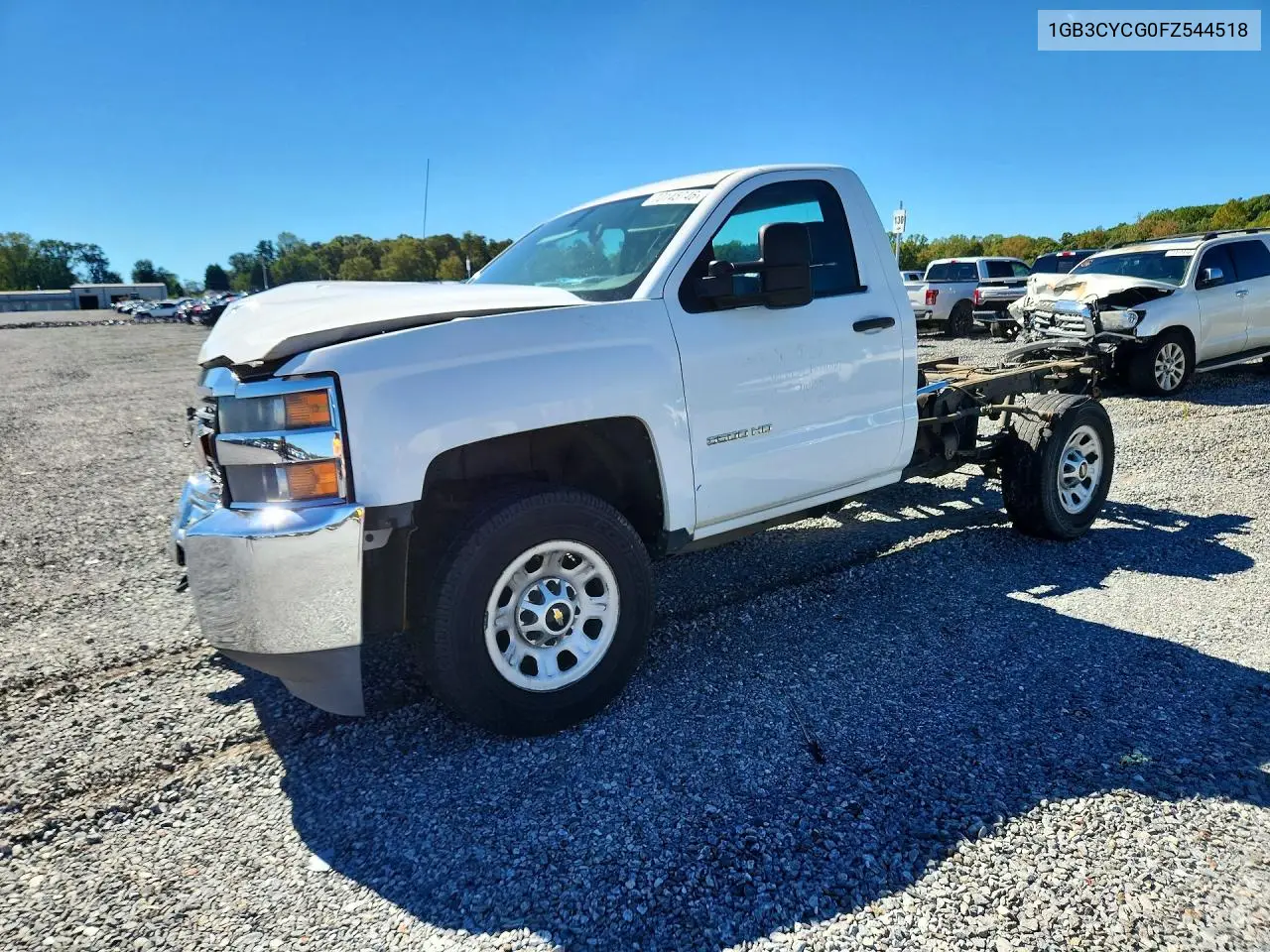 CHEVROLET SILVERADO 2015, VIN 1GB3CYCG0FZ544518