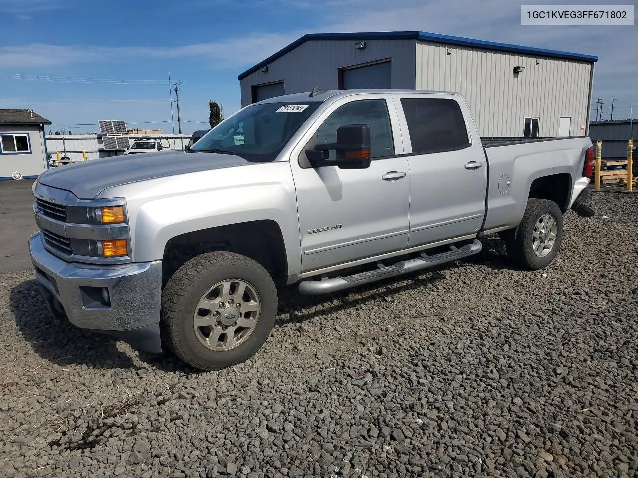 CHEVROLET SILVERADO 2015, VIN 1GC1KVEG3FF671802