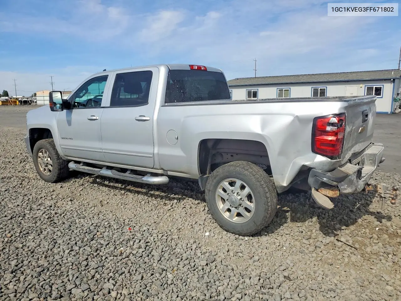 2015 CHEVROLET SILVERADO VIN 1GC1KVEG3FF671802 — фото 2