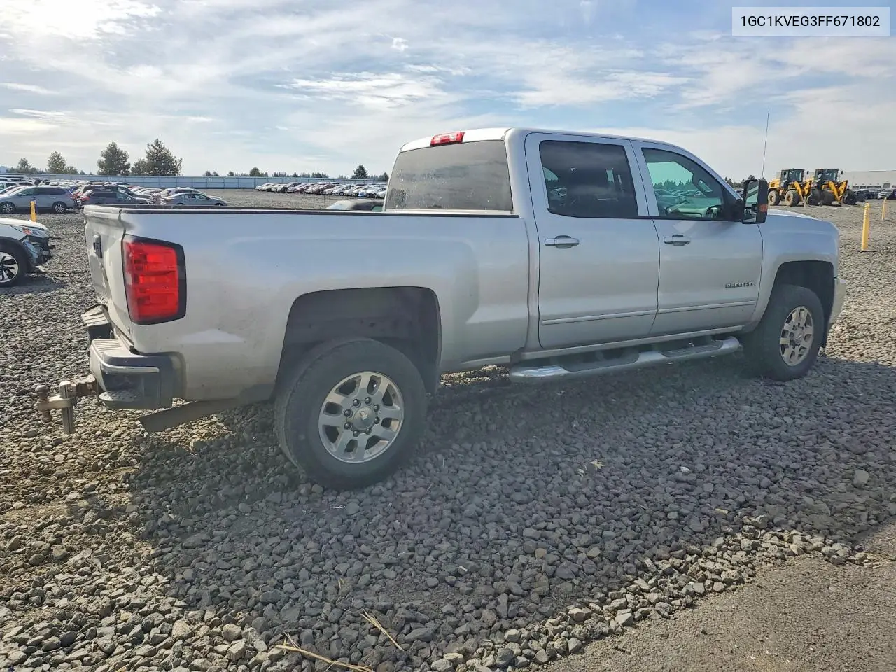 2015 CHEVROLET SILVERADO VIN 1GC1KVEG3FF671802 — фото 3