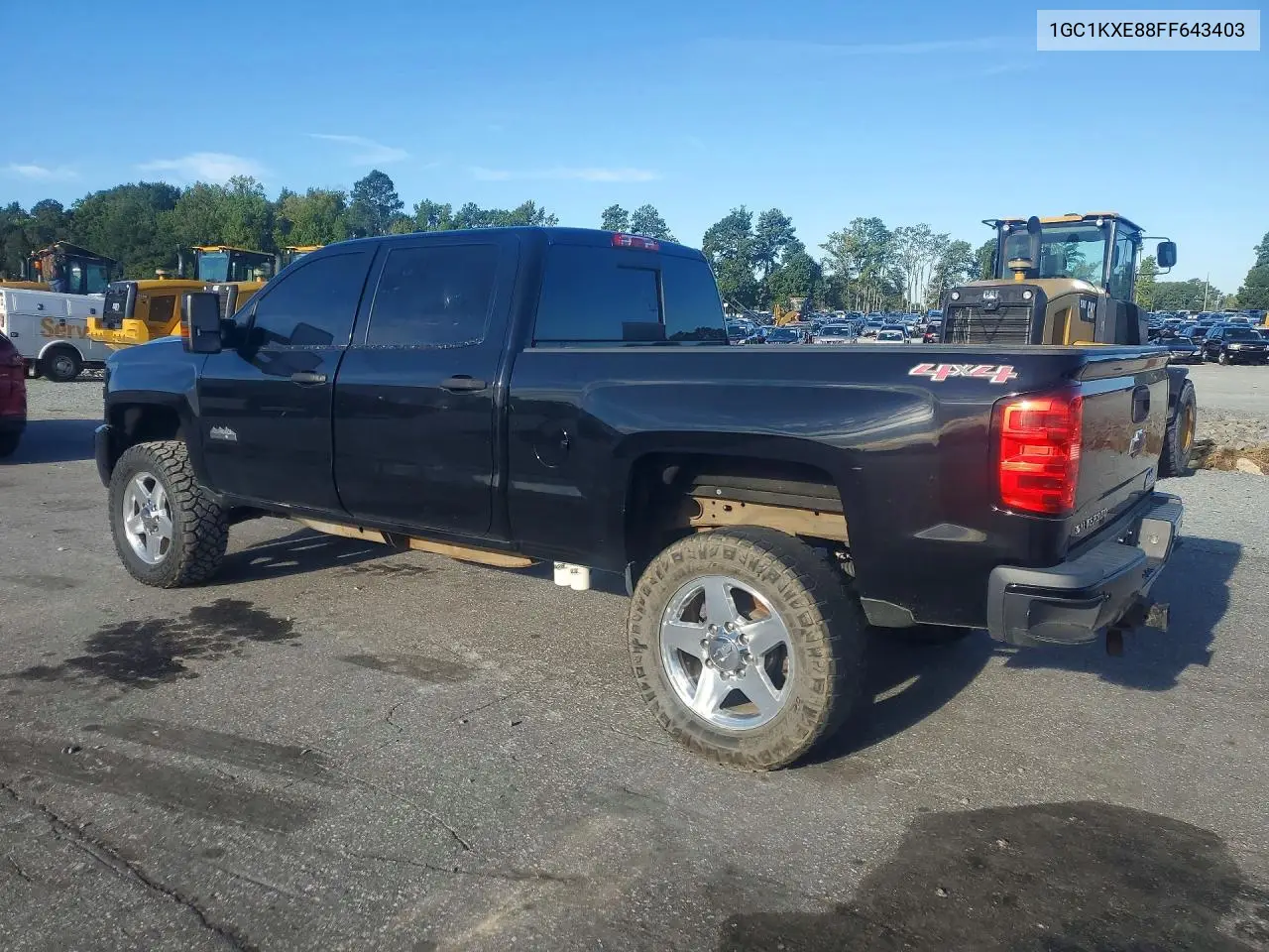 2015 CHEVROLET SILVERADO VIN 1GC1KXE88FF643403 — фото 2