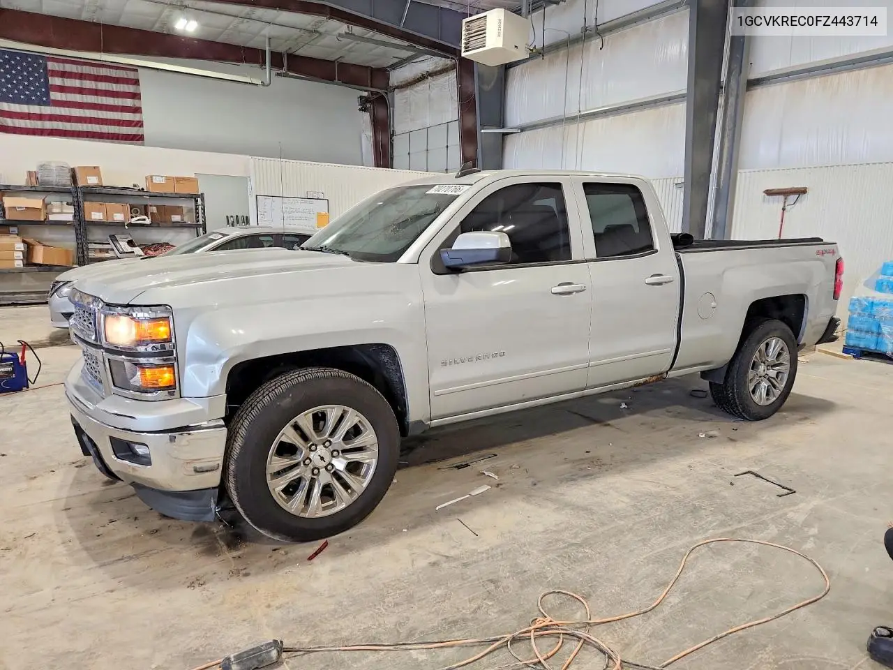 CHEVROLET SILVERADO 2015, VIN 1GCVKREC0FZ443714