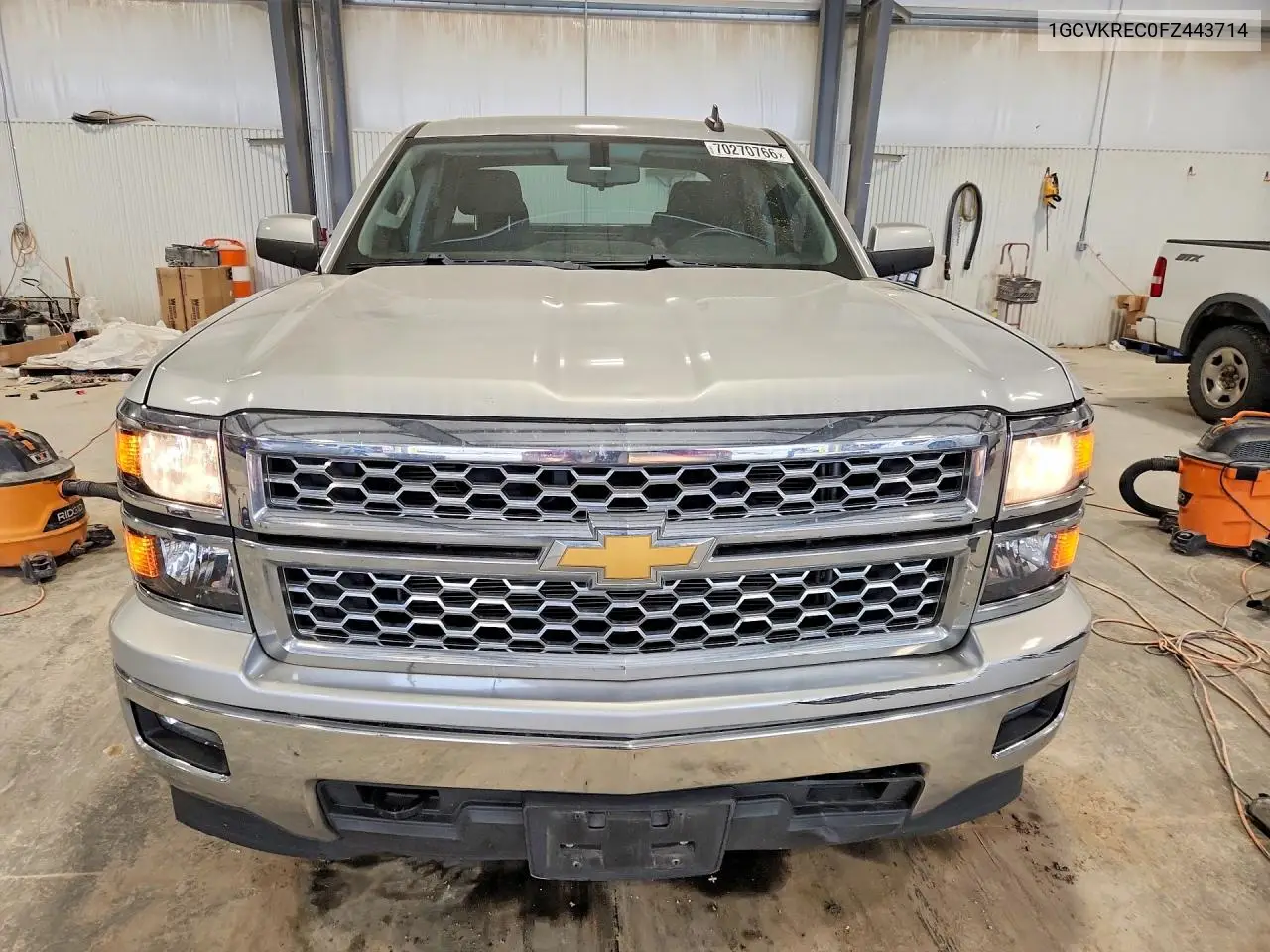 2015 CHEVROLET SILVERADO VIN 1GCVKREC0FZ443714 — фото 5