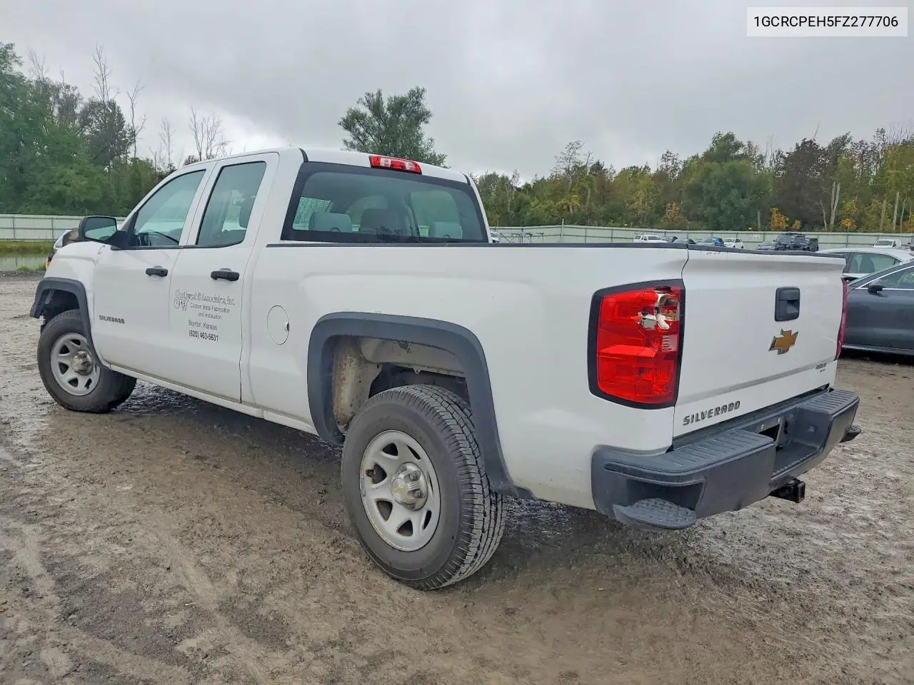 2015 CHEVROLET SILVERADO VIN 1GCRCPEH5FZ277706 — фото 2