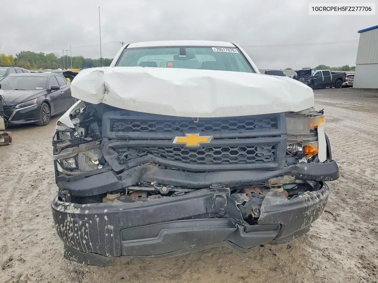 2015 CHEVROLET SILVERADO VIN 1GCRCPEH5FZ277706 — фото 5