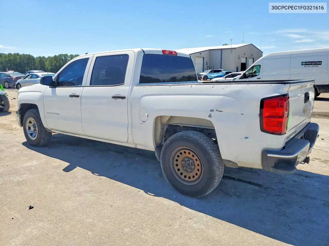 2015 CHEVROLET SILVERADO VIN 3GCPCPEC1FG321616 — фото 2