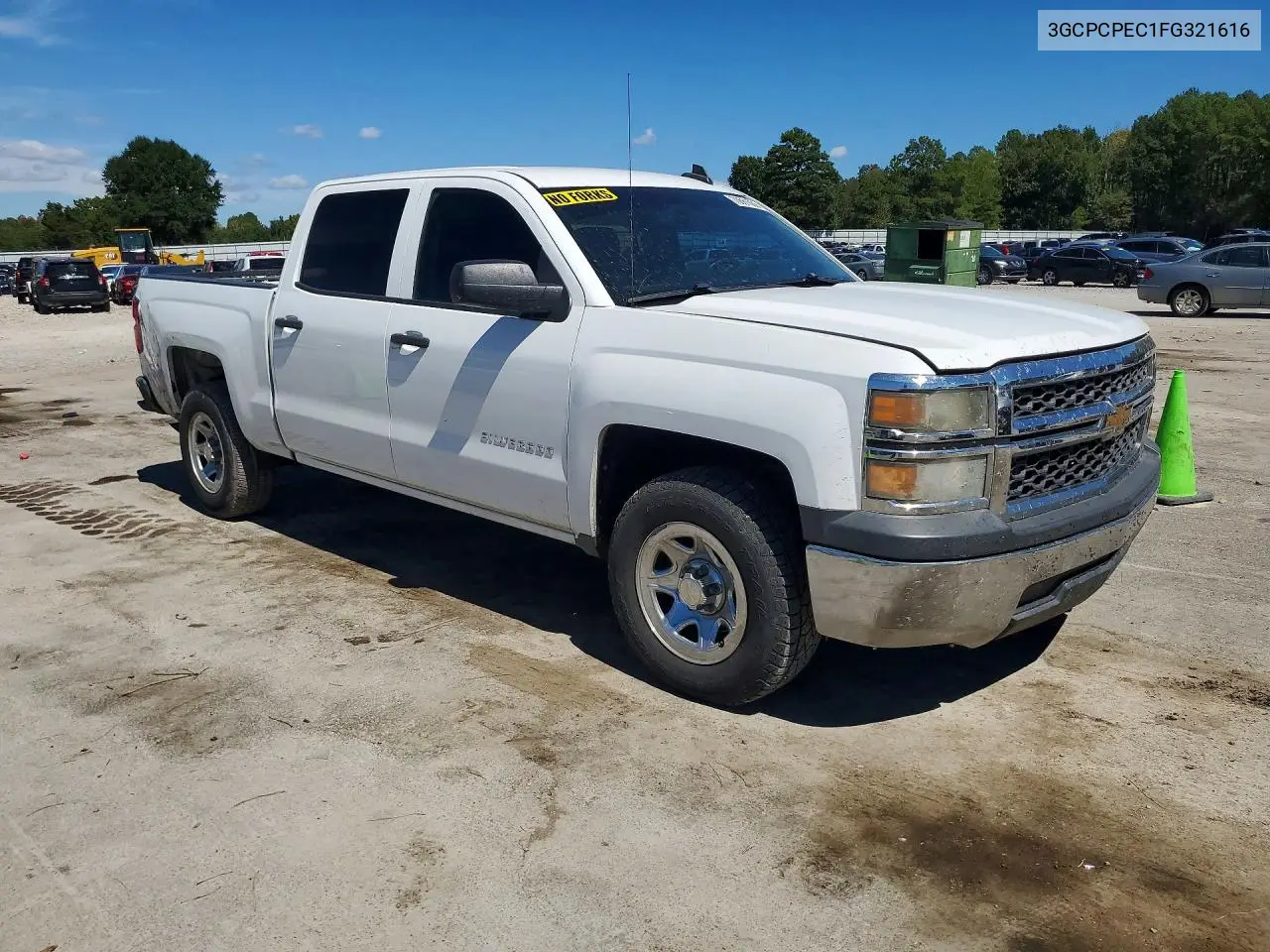 2015 CHEVROLET SILVERADO VIN 3GCPCPEC1FG321616 — фото 4