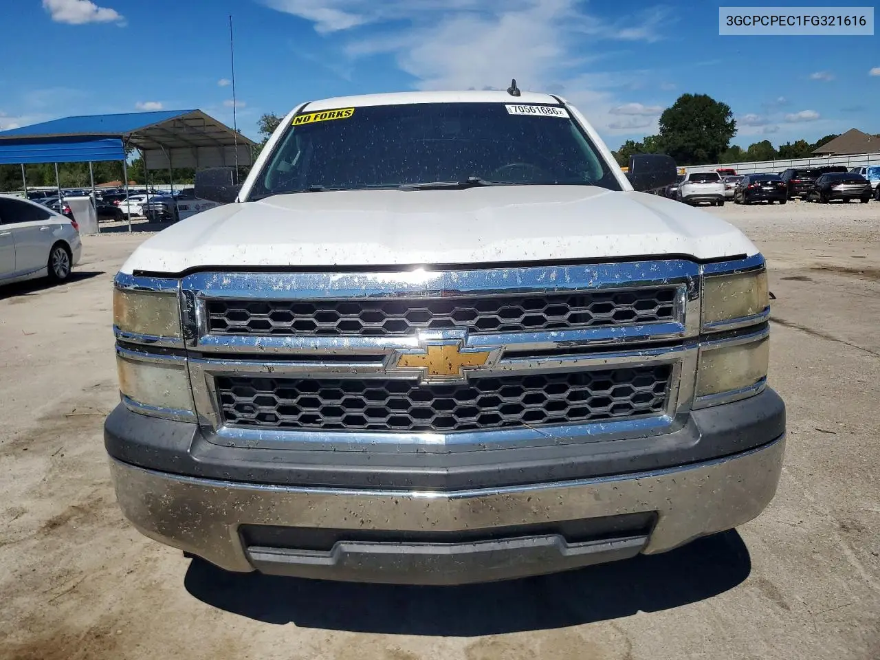2015 CHEVROLET SILVERADO VIN 3GCPCPEC1FG321616 — фото 5