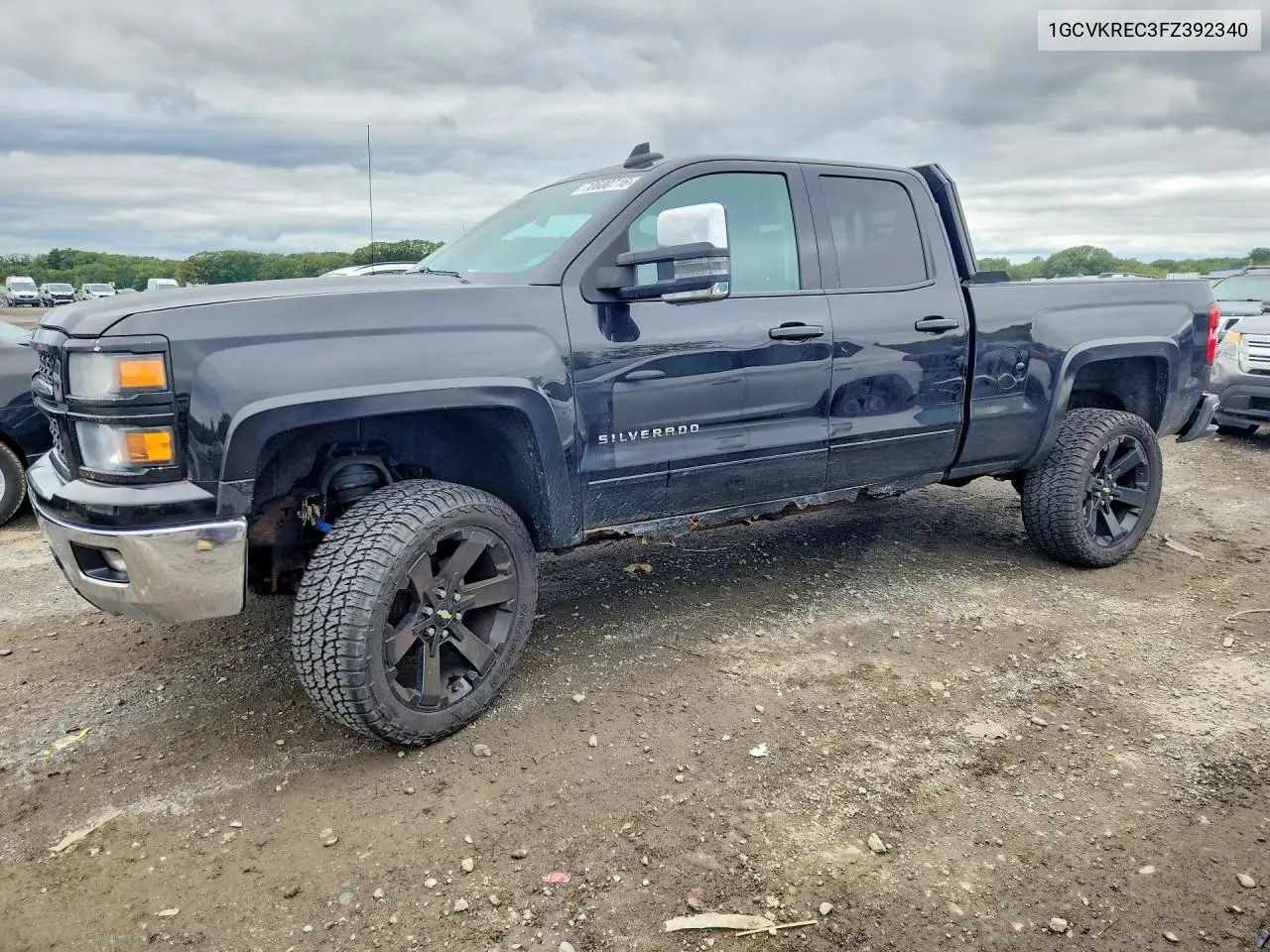 CHEVROLET SILVERADO 2015, VIN 1GCVKREC3FZ392340