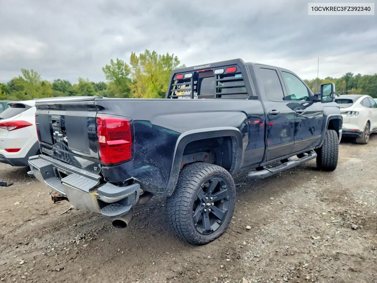 2015 CHEVROLET SILVERADO VIN 1GCVKREC3FZ392340 — фото 3