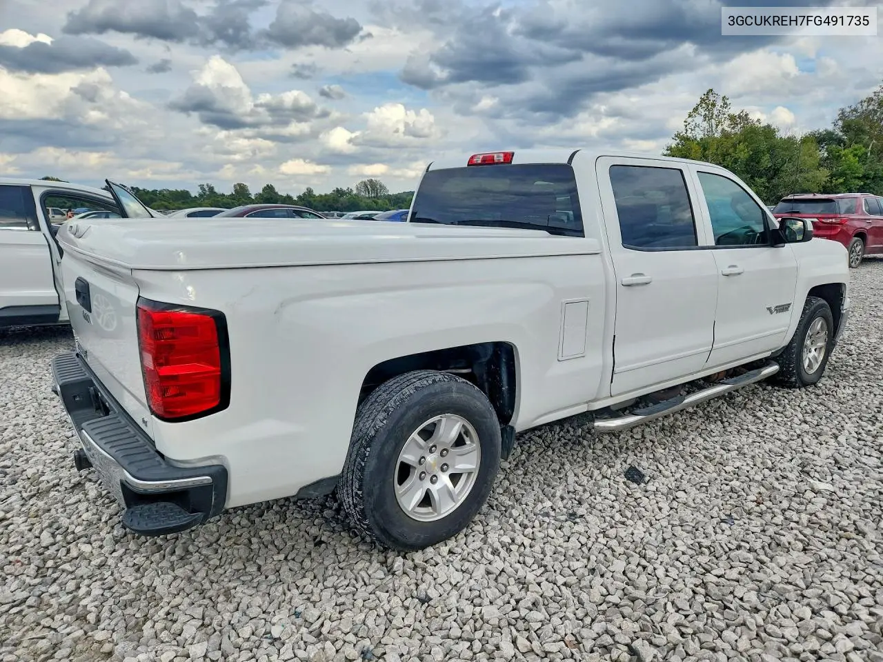 2015 CHEVROLET SILVERADO VIN 3GCUKREH7FG491735 — фото 3