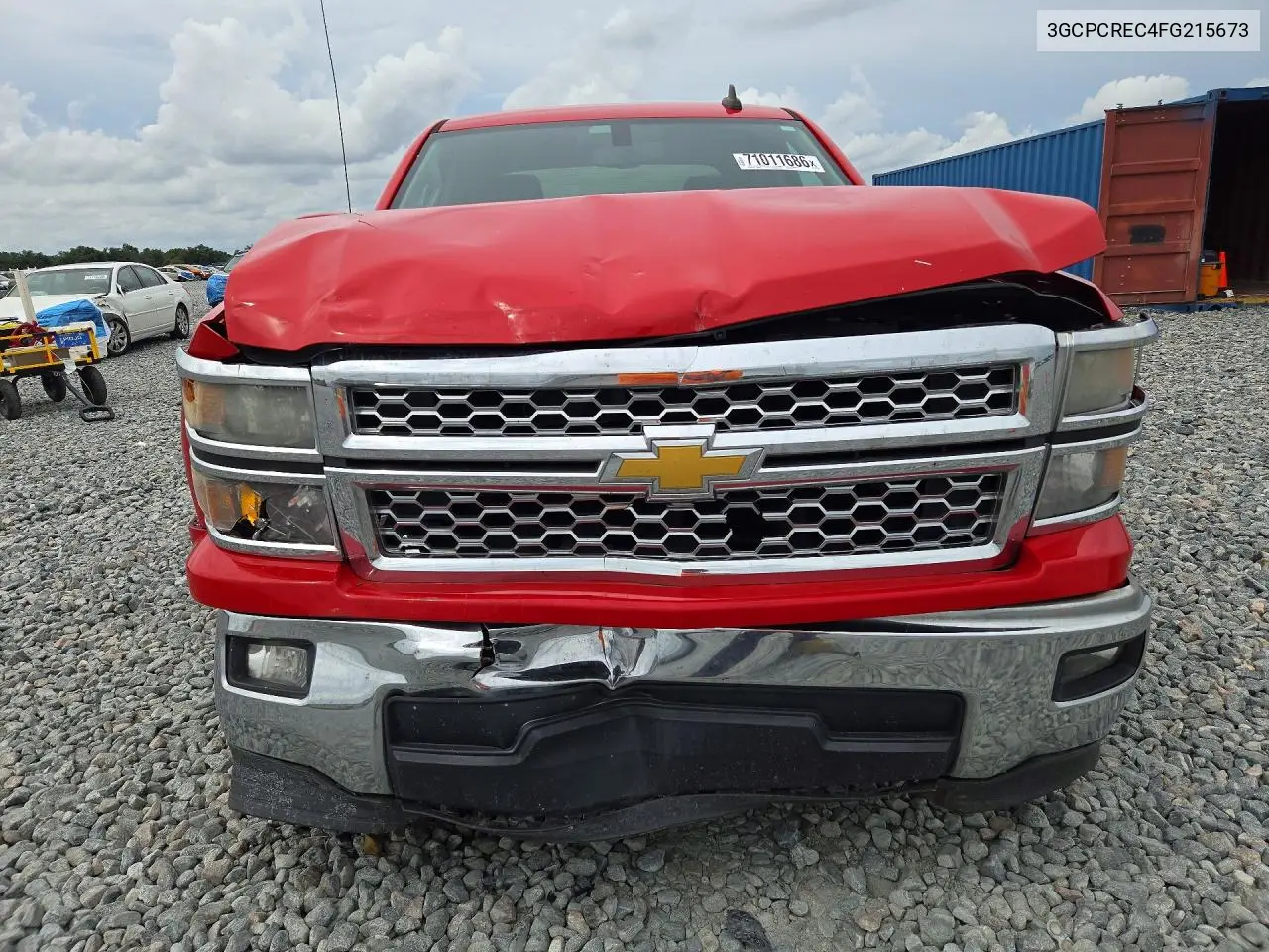 2015 CHEVROLET SILVERADO VIN 3GCPCREC4FG215673 — фото 5
