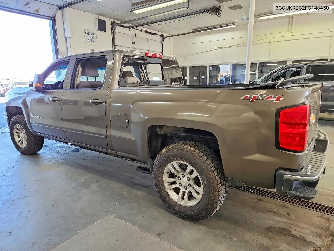 2015 CHEVROLET SILVERADO VIN 3GCUKREC2FG148450 — фото 2