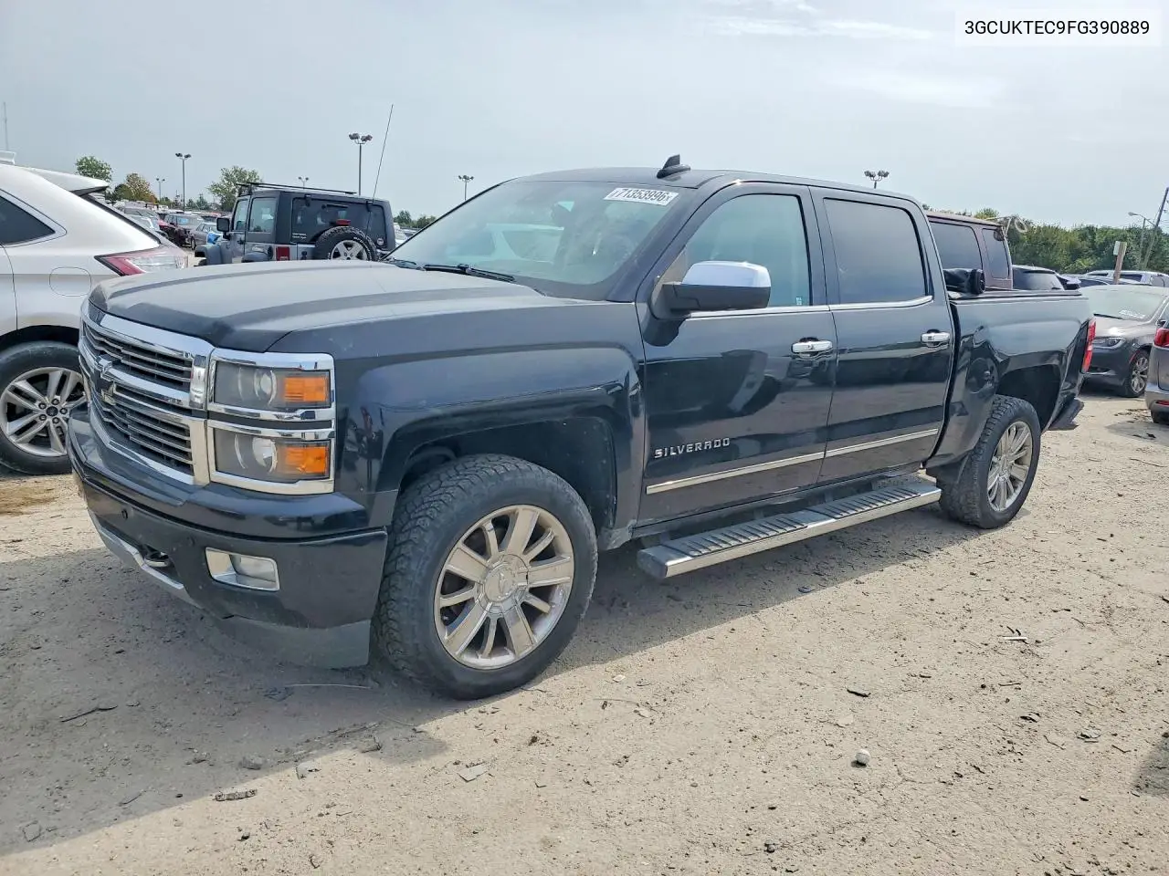 CHEVROLET SILVERADO 2015, VIN 3GCUKTEC9FG390889