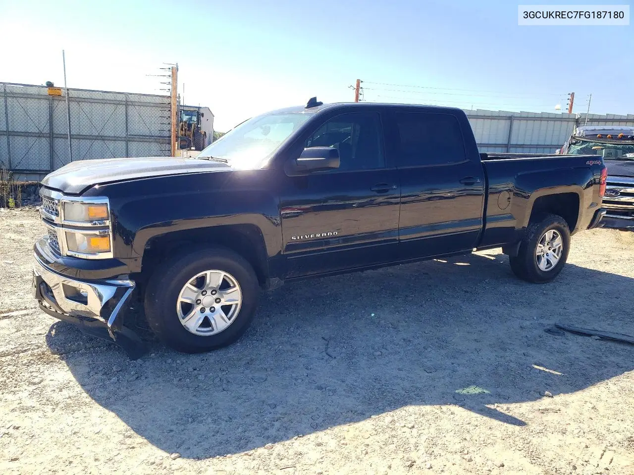 CHEVROLET SILVERADO 2015, VIN 3GCUKREC7FG187180