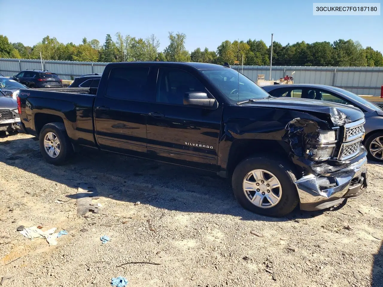2015 CHEVROLET SILVERADO VIN 3GCUKREC7FG187180 — фото 4