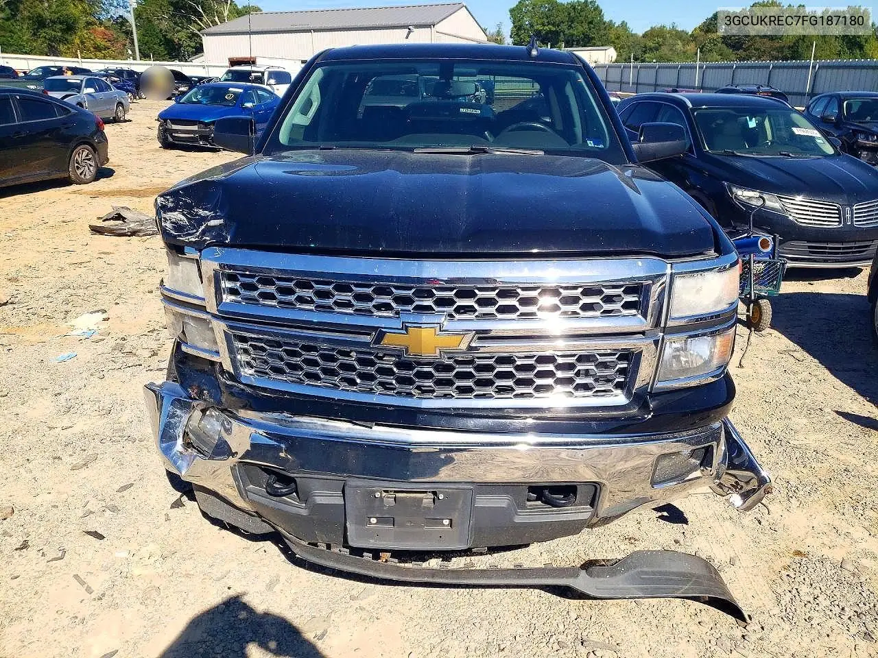2015 CHEVROLET SILVERADO VIN 3GCUKREC7FG187180 — фото 5