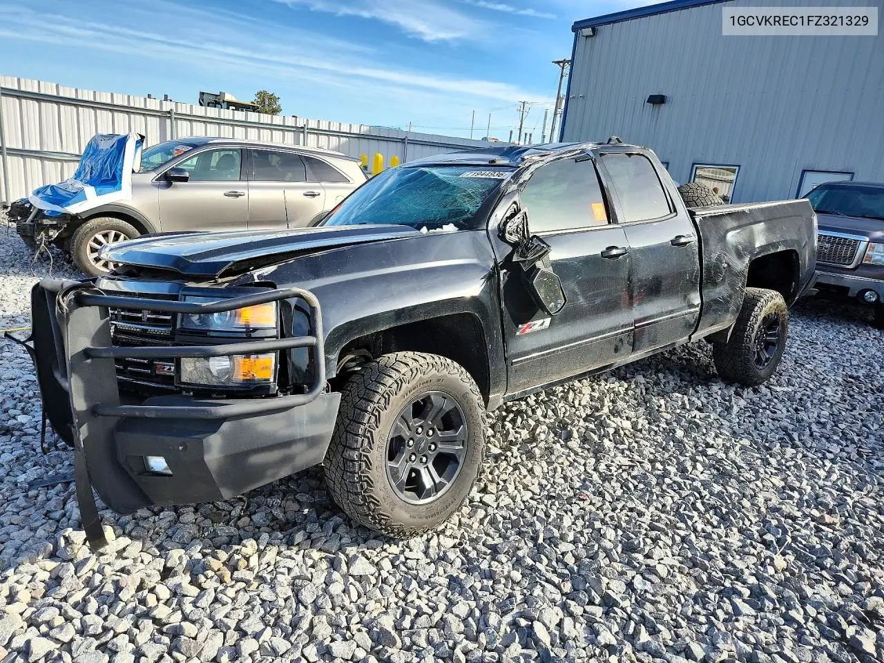 CHEVROLET SILVERADO 2015, VIN 1GCVKREC1FZ321329