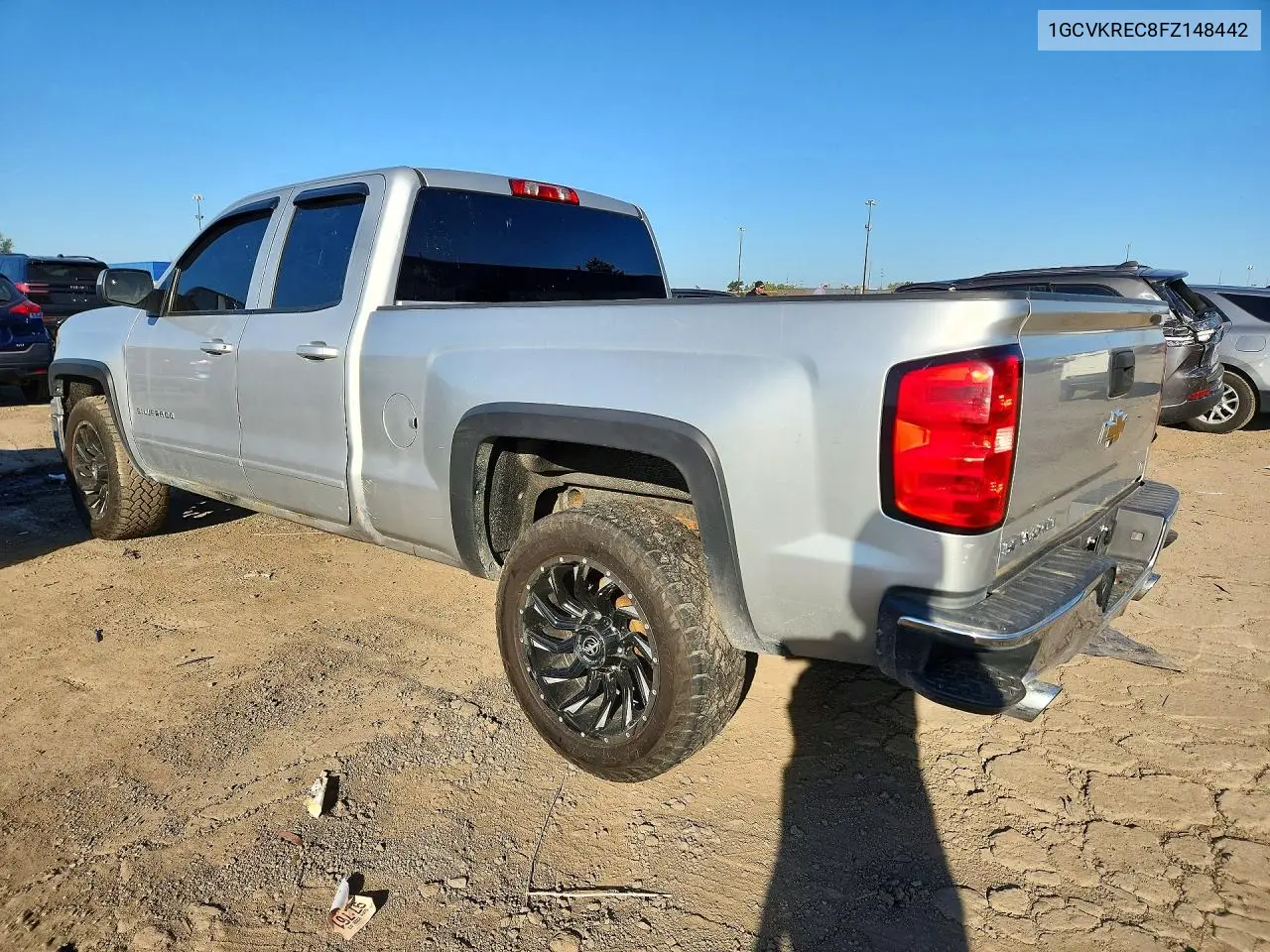 2015 CHEVROLET SILVERADO VIN 1GCVKREC8FZ148442 — фото 2