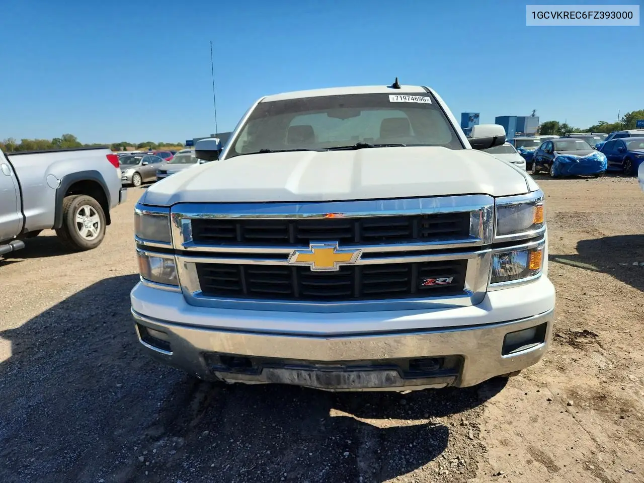 2015 CHEVROLET SILVERADO VIN 1GCVKREC6FZ393000 — фото 5