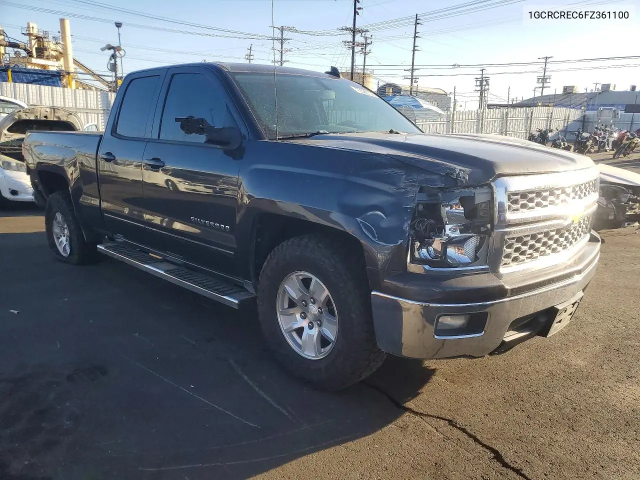 2015 CHEVROLET SILVERADO VIN 1GCRCREC6FZ361100 — фото 4