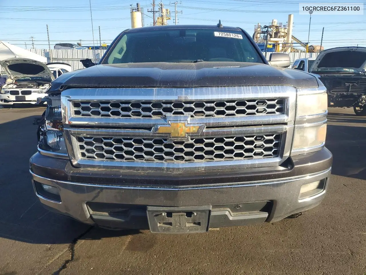 2015 CHEVROLET SILVERADO VIN 1GCRCREC6FZ361100 — фото 5