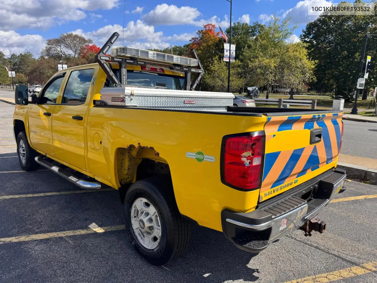 2015 CHEVROLET SILVERADO VIN 1GC1KUEB0FF193532 — фото 3