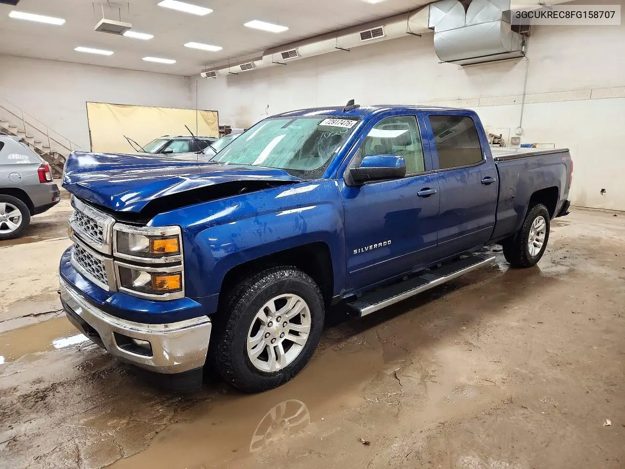 CHEVROLET SILVERADO 2015, VIN 3GCUKREC8FG158707