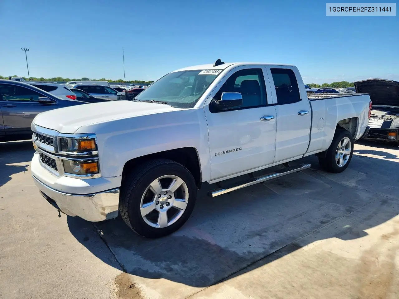 CHEVROLET SILVERADO 2015, VIN 1GCRCPEH2FZ311441
