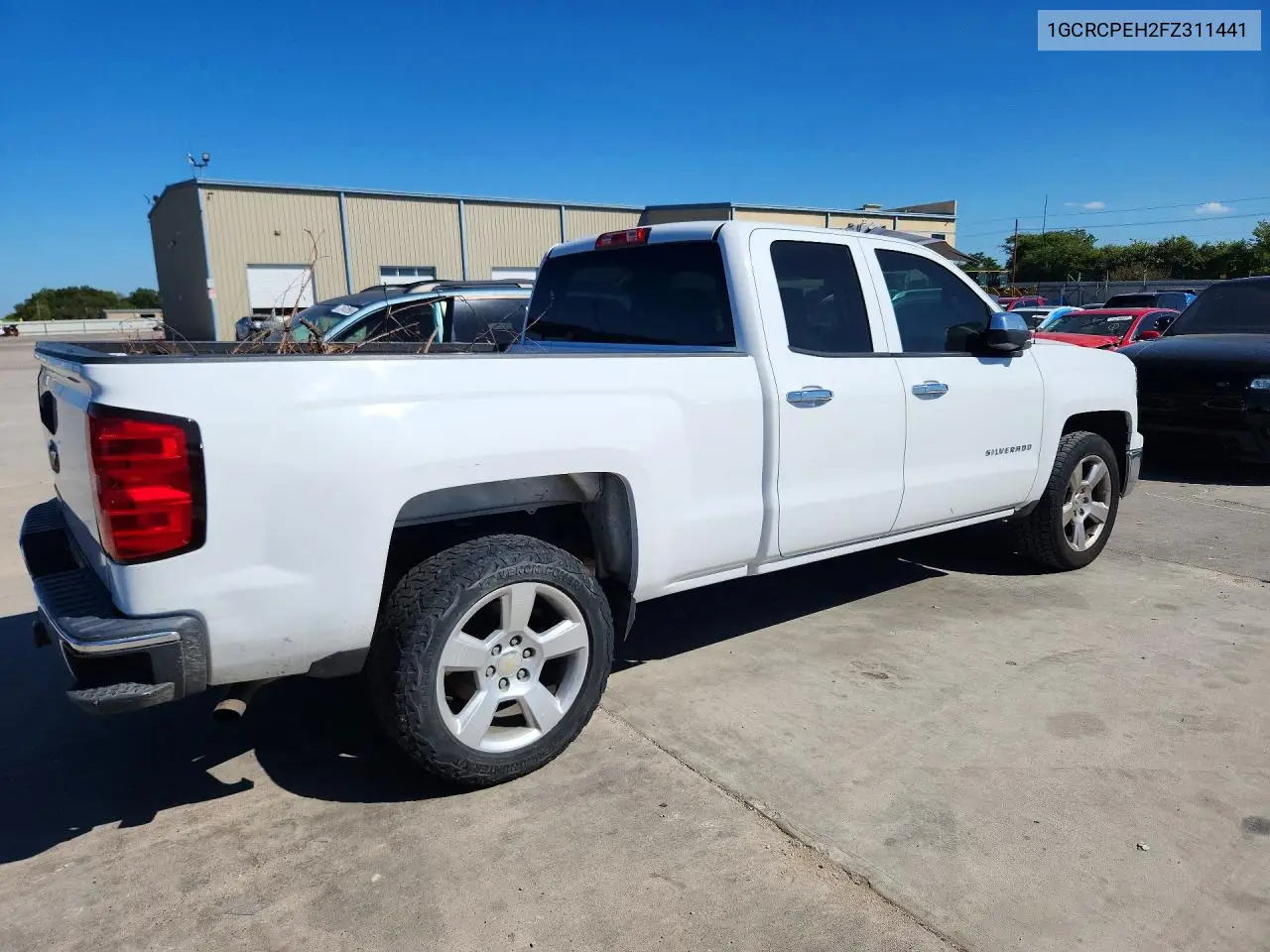 2015 CHEVROLET SILVERADO VIN 1GCRCPEH2FZ311441 — фото 3