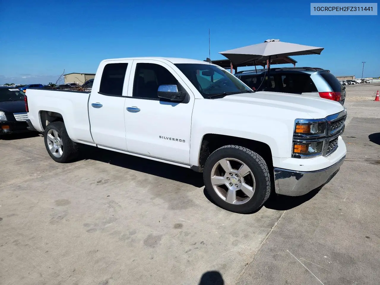 2015 CHEVROLET SILVERADO VIN 1GCRCPEH2FZ311441 — фото 4