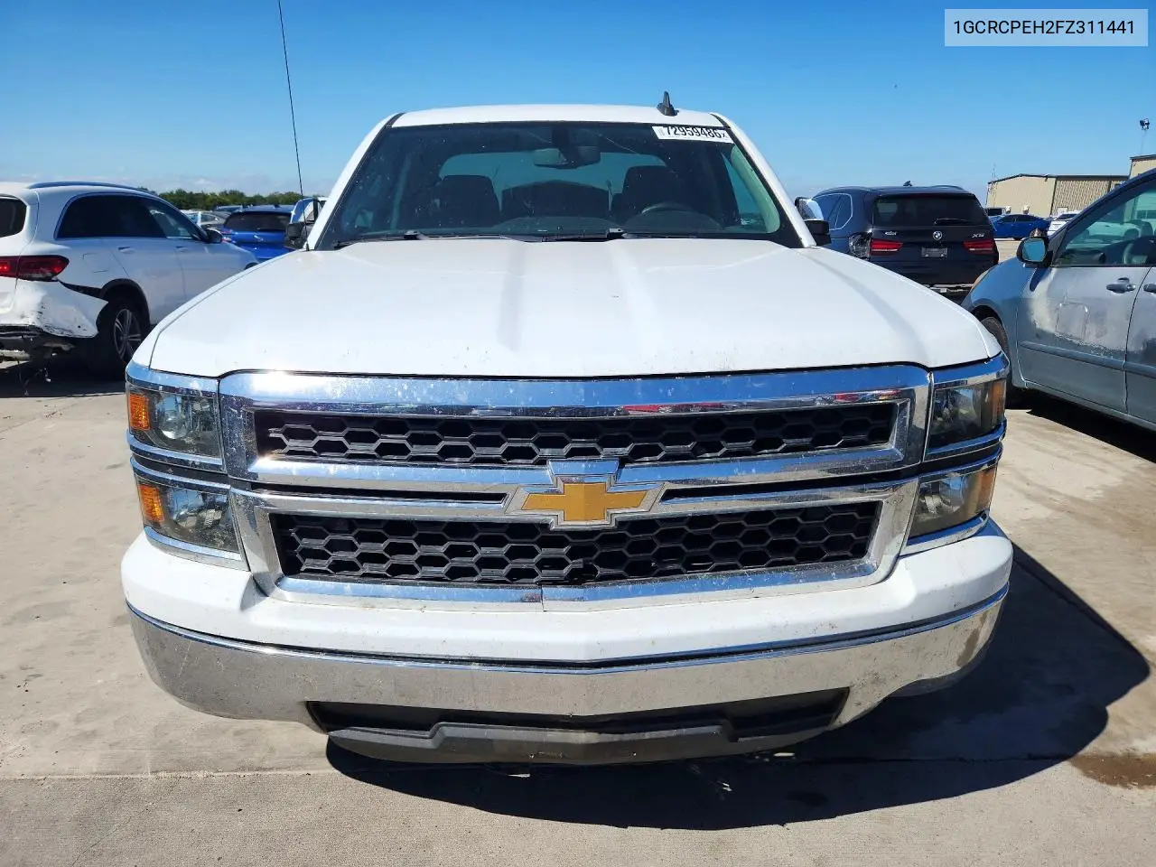 2015 CHEVROLET SILVERADO VIN 1GCRCPEH2FZ311441 — фото 5