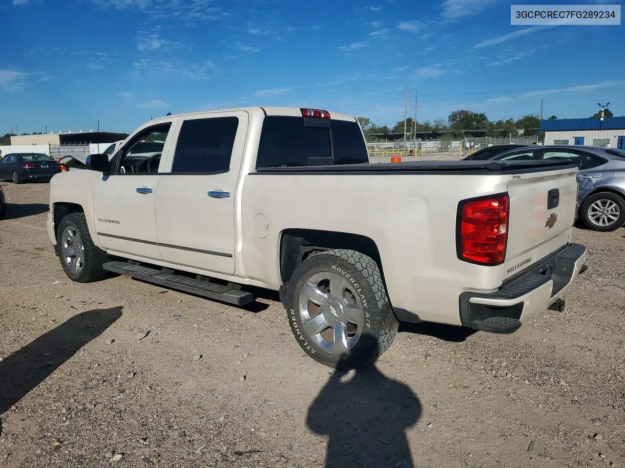 2015 CHEVROLET SILVERADO VIN 3GCPCREC7FG289234 — фото 2