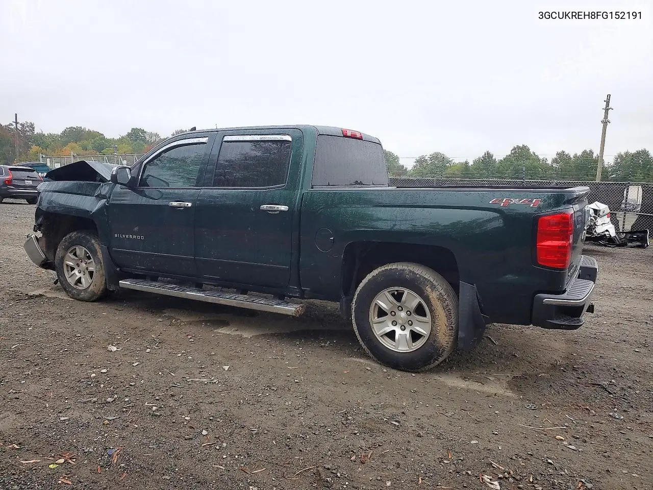2015 CHEVROLET SILVERADO VIN 3GCUKREH8FG152191 — фото 2