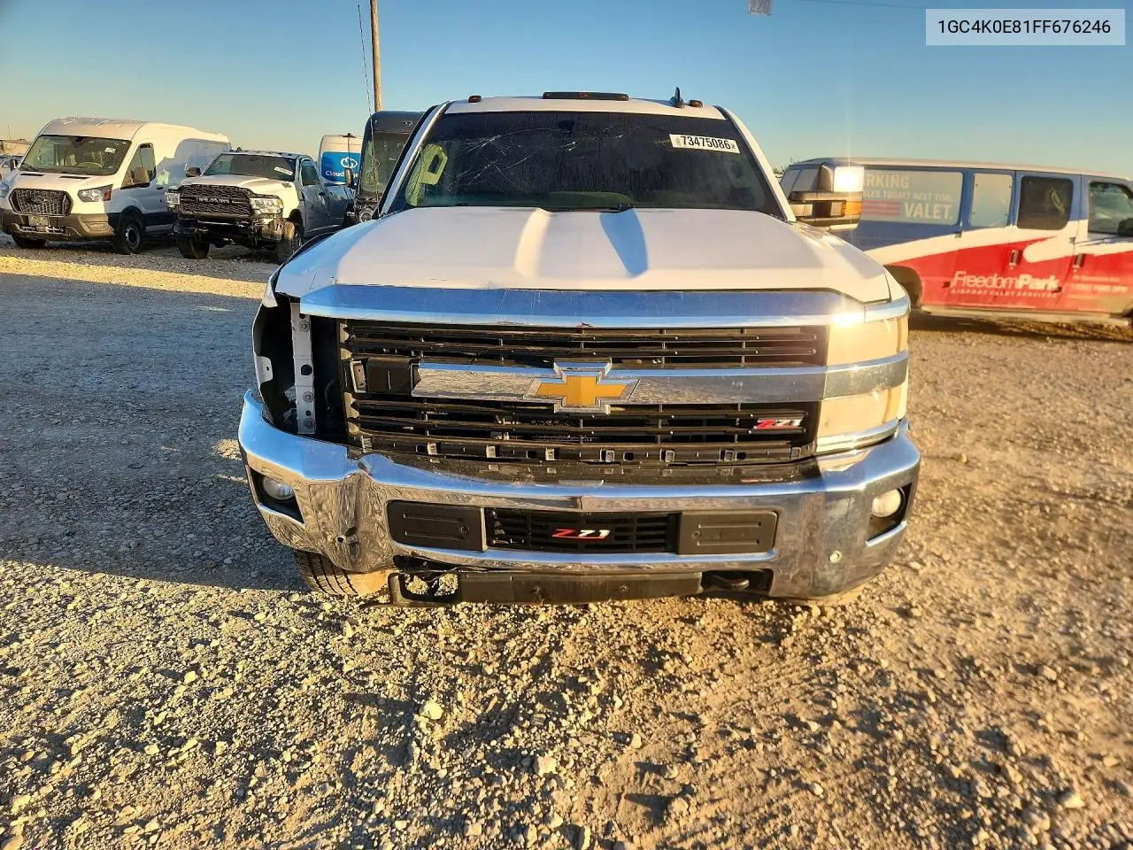 2015 CHEVROLET SILVERADO VIN 1GC4K0E81FF676246 — фото 5
