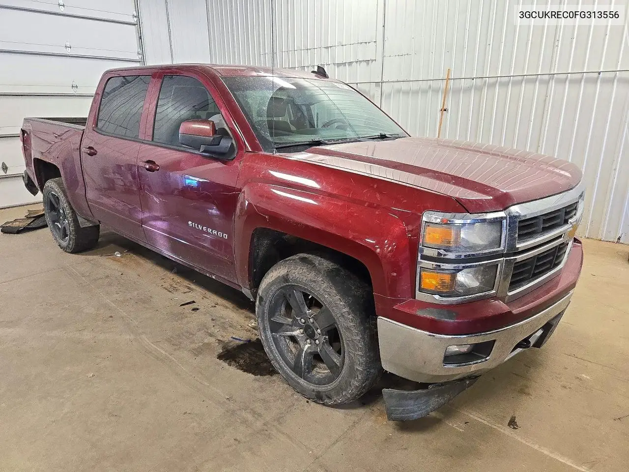 CHEVROLET SILVERADO 2015, VIN 3GCUKREC0FG313556