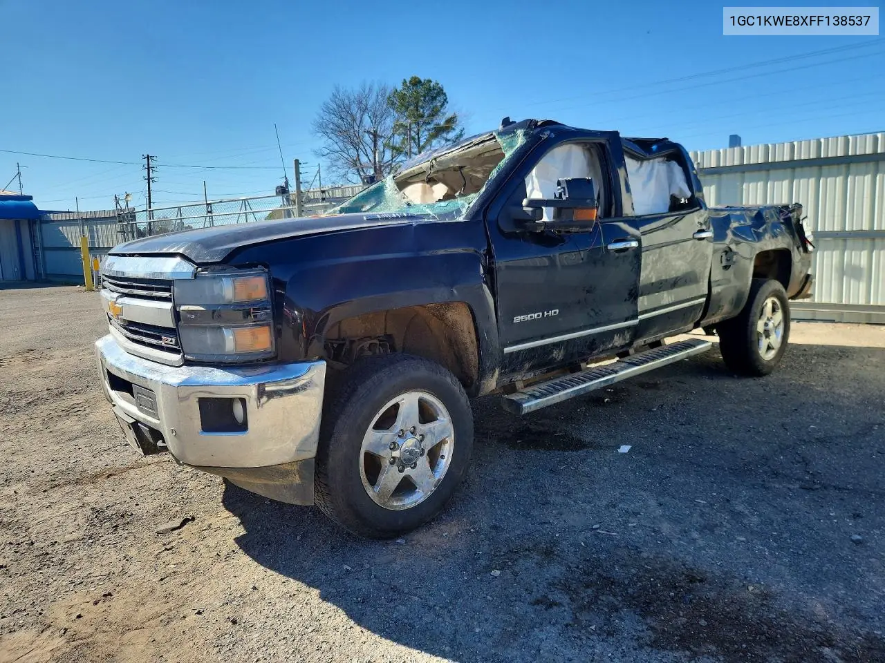CHEVROLET SILVERADO 2015, VIN 1GC1KWE8XFF138537