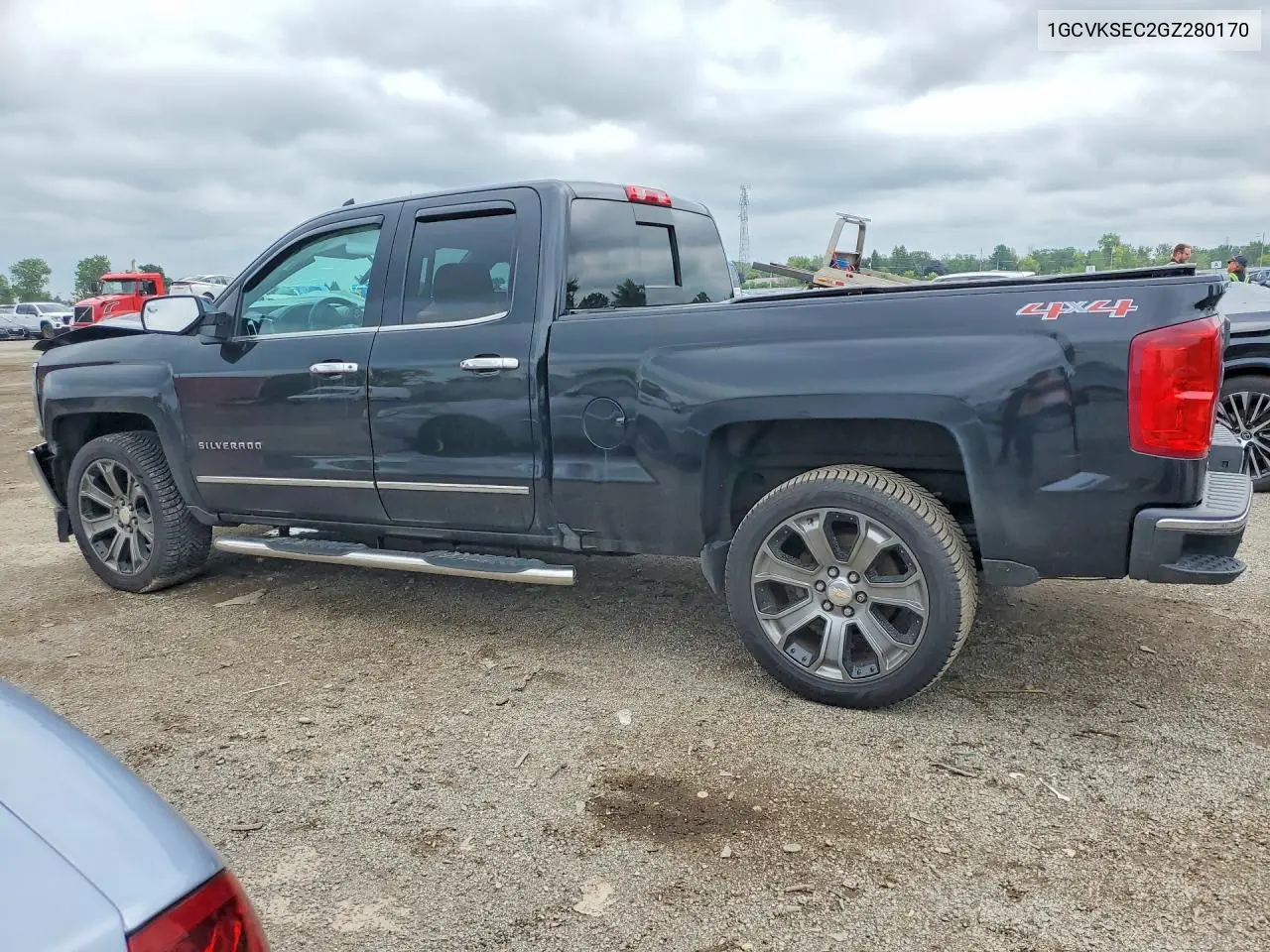 2016 CHEVROLET SILVERADO VIN 1GCVKSEC2GZ280170 — фото 2