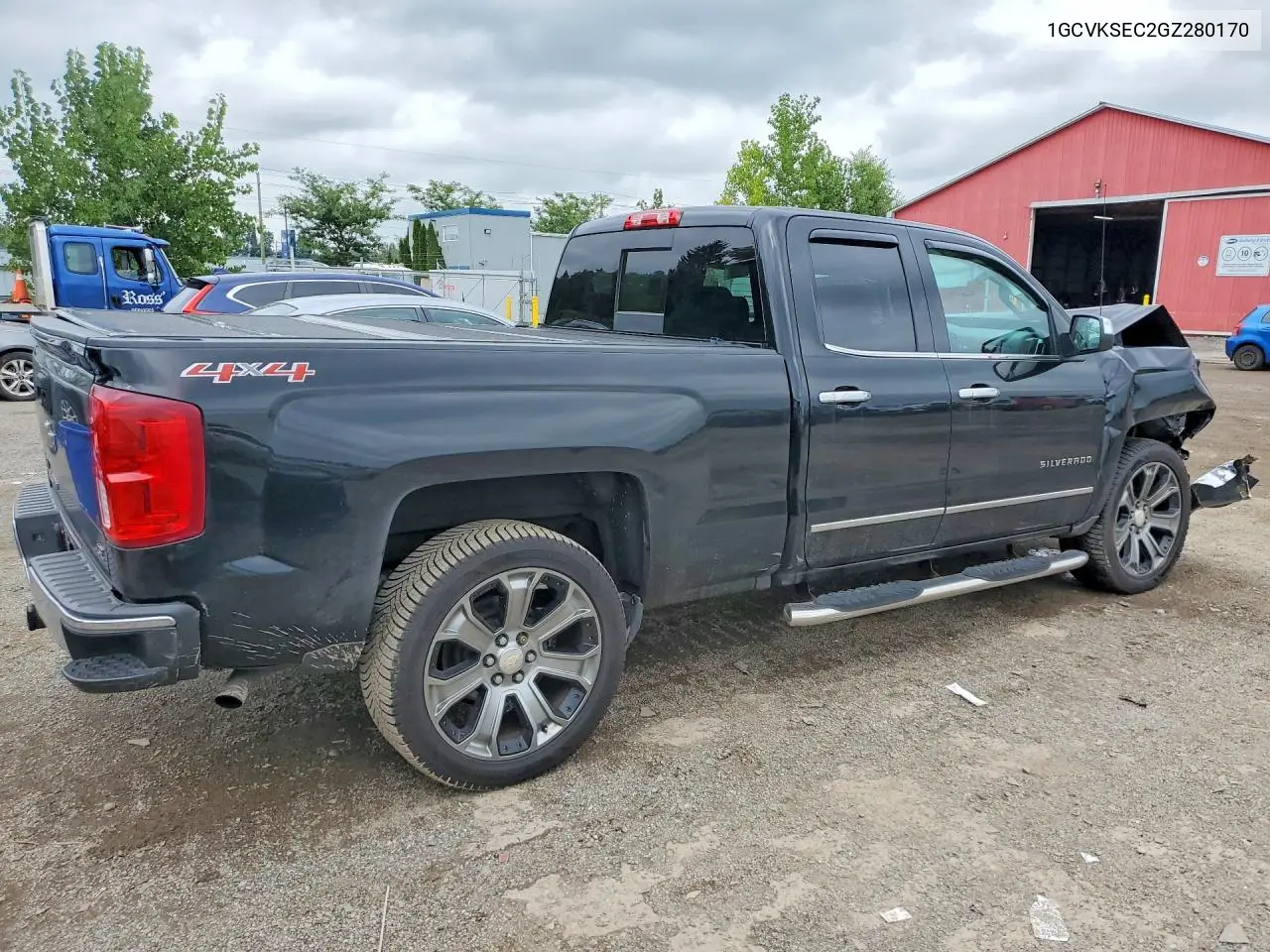 2016 CHEVROLET SILVERADO VIN 1GCVKSEC2GZ280170 — фото 3