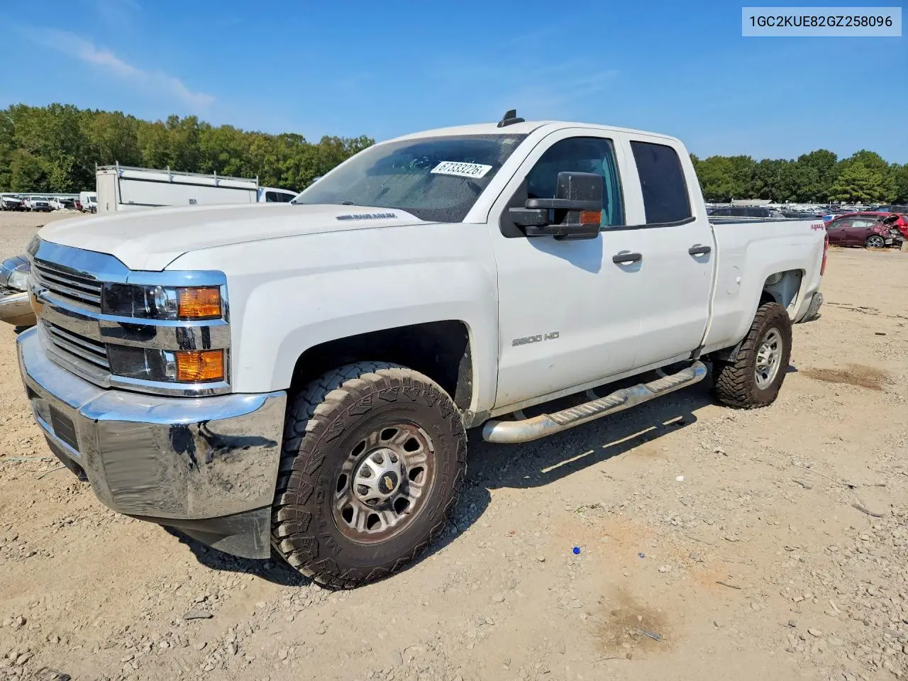 CHEVROLET SILVERADO 2016, VIN 1GC2KUE82GZ258096