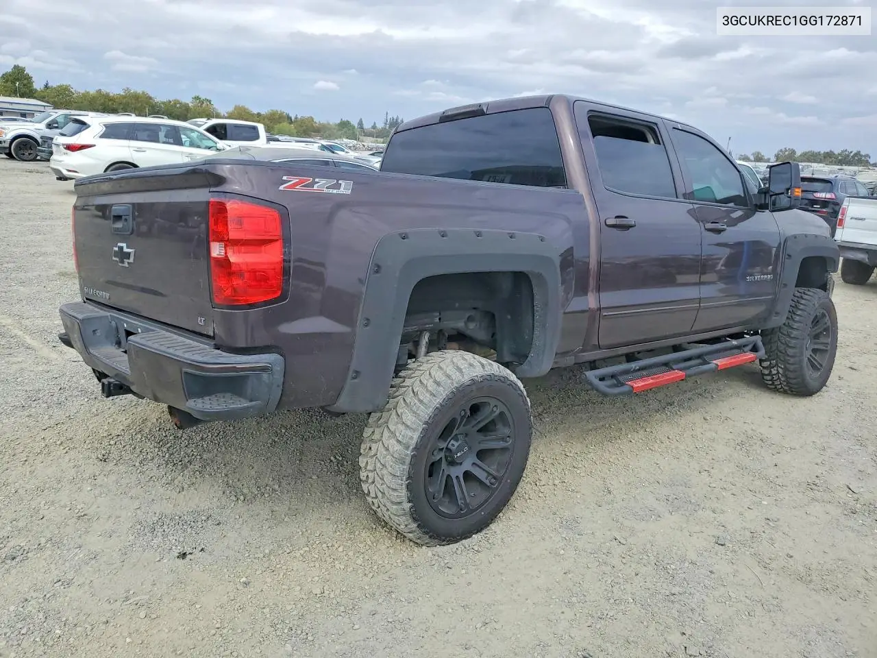 2016 CHEVROLET SILVERADO VIN 3GCUKREC1GG172871 — фото 3