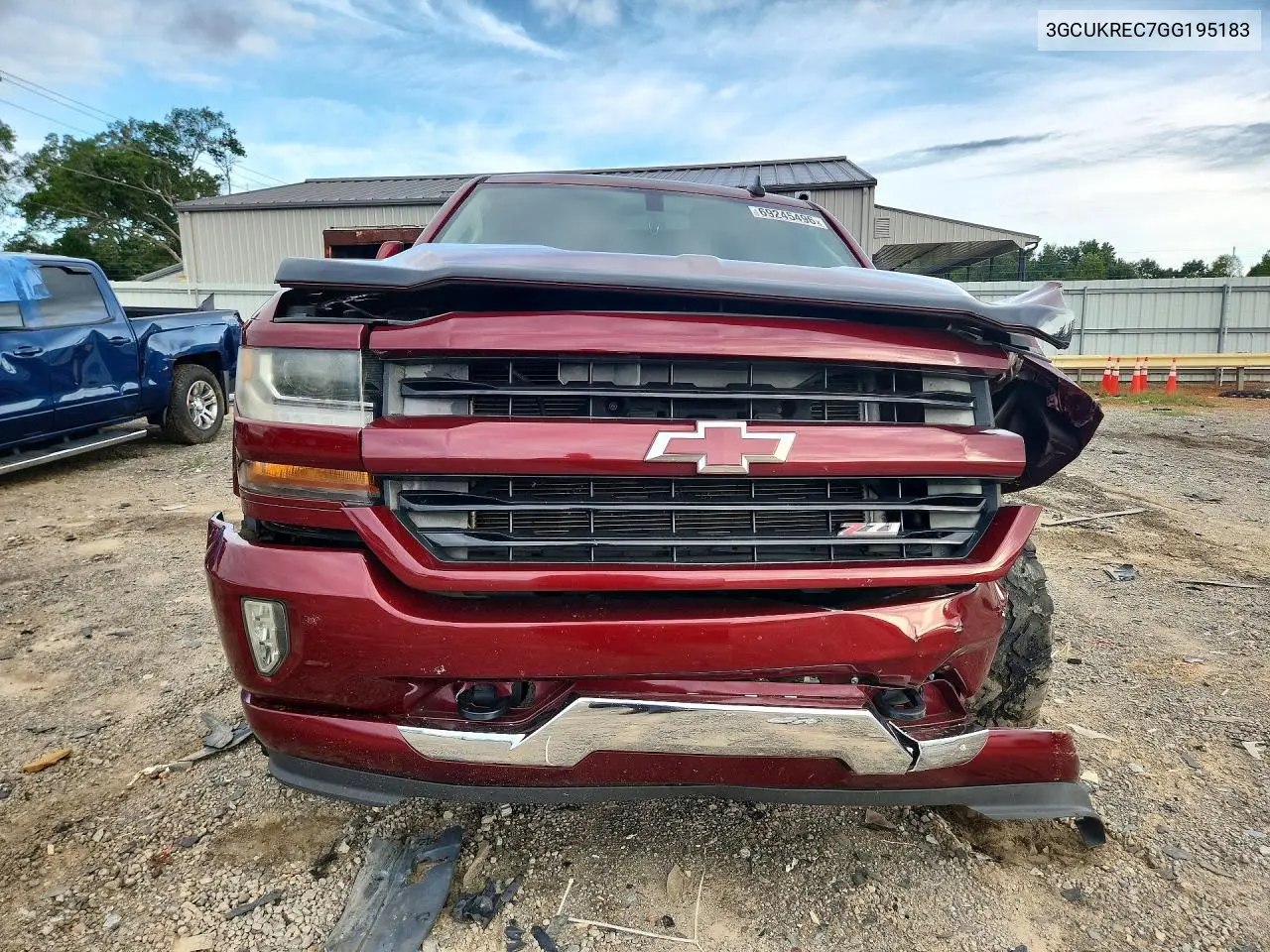 2016 CHEVROLET SILVERADO VIN 3GCUKREC7GG195183 — фото 5