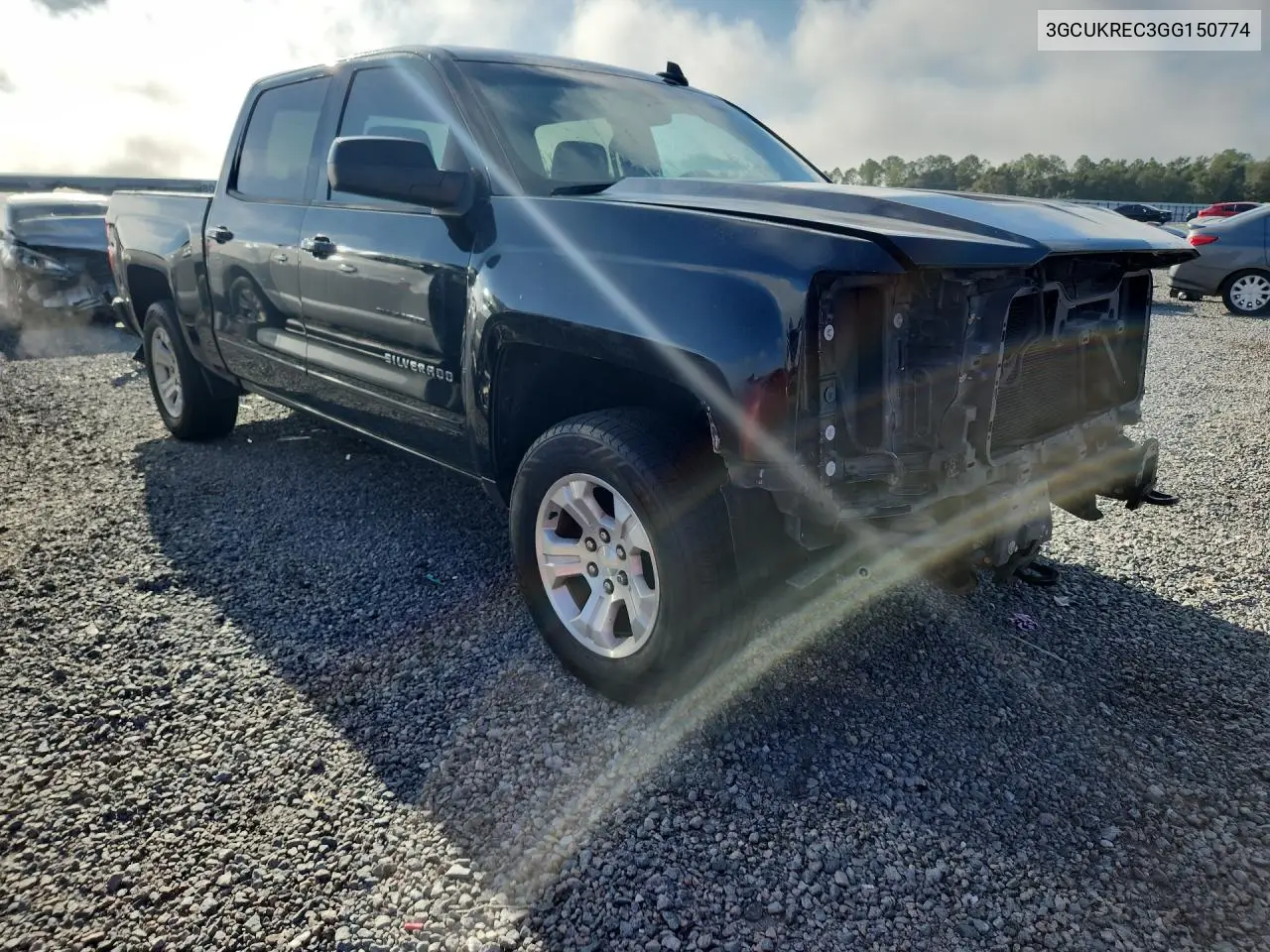 2016 CHEVROLET SILVERADO VIN 3GCUKREC3GG150774 — фото 4
