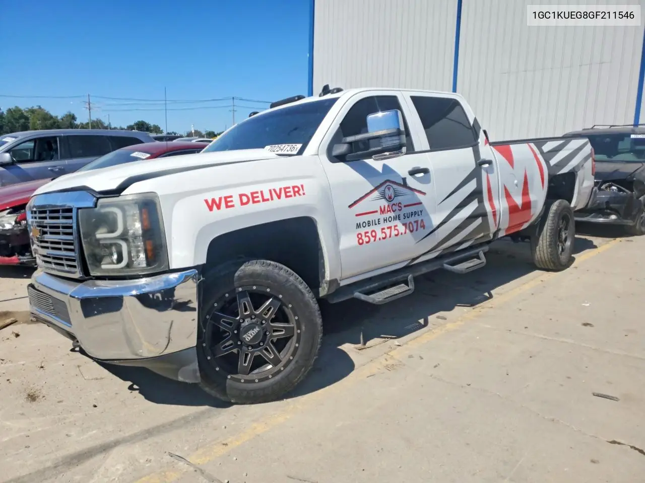 CHEVROLET SILVERADO 2016, VIN 1GC1KUEG8GF211546