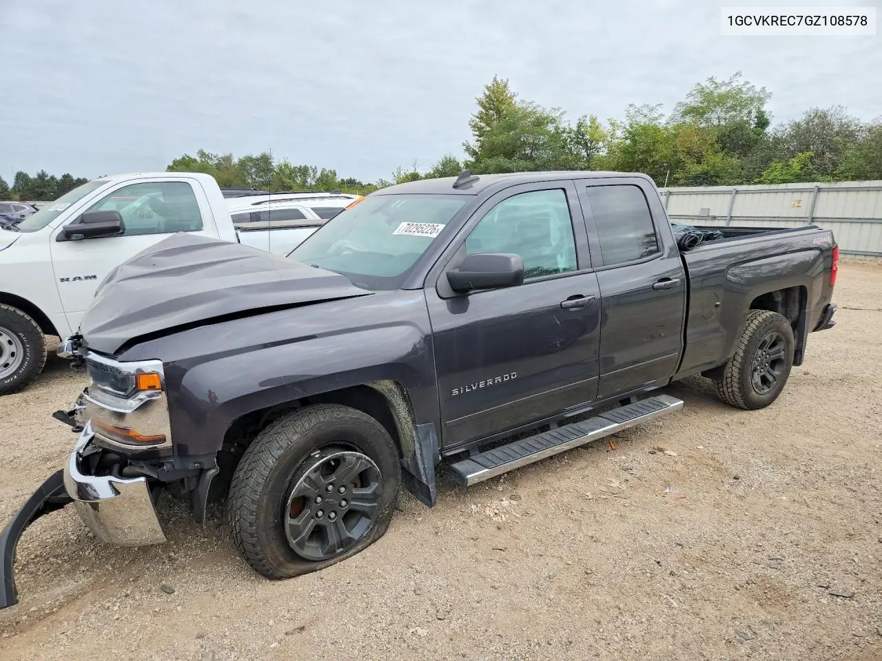 CHEVROLET SILVERADO 2016, VIN 1GCVKREC7GZ108578